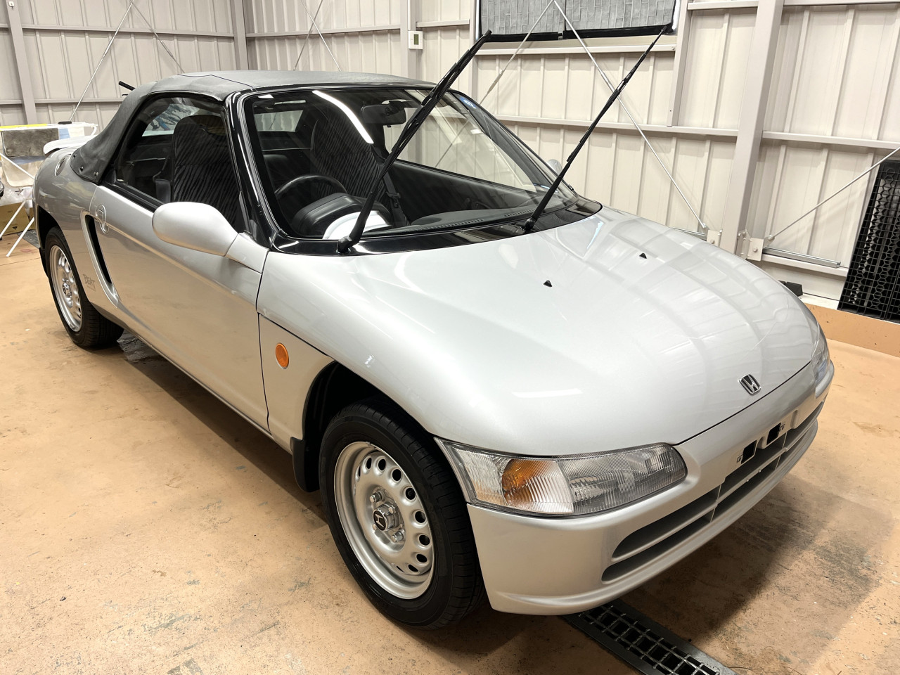 雨天未走行の程度極上 2オーナー車 走行距離11,530kmでメンテ多数 HONDA BEAT 販売前メンテナンス 外装清掃