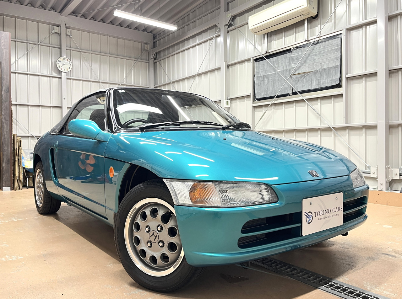 程度極上フルノーマル  走行距離少ない43,600km メンテナンス箇所多数 HONDA BEAT VerF 入庫致しました