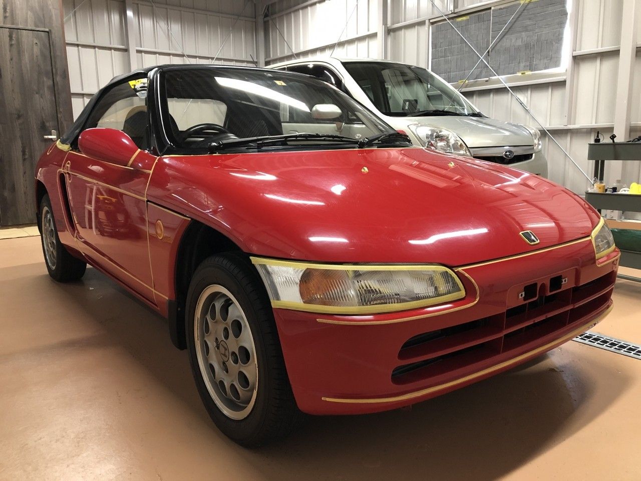 ご依頼作業 Honda Beat ガラスコーティング施工 研磨作業編 ブログ 自動車メーカー車両開発者が営む極上車専門店 Torino Cars トリノカーズ